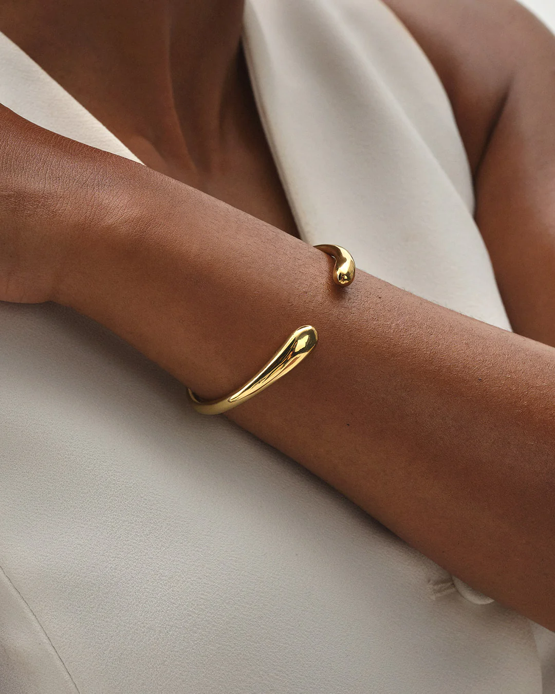 Tear Drop Bangle Polished - Image 7